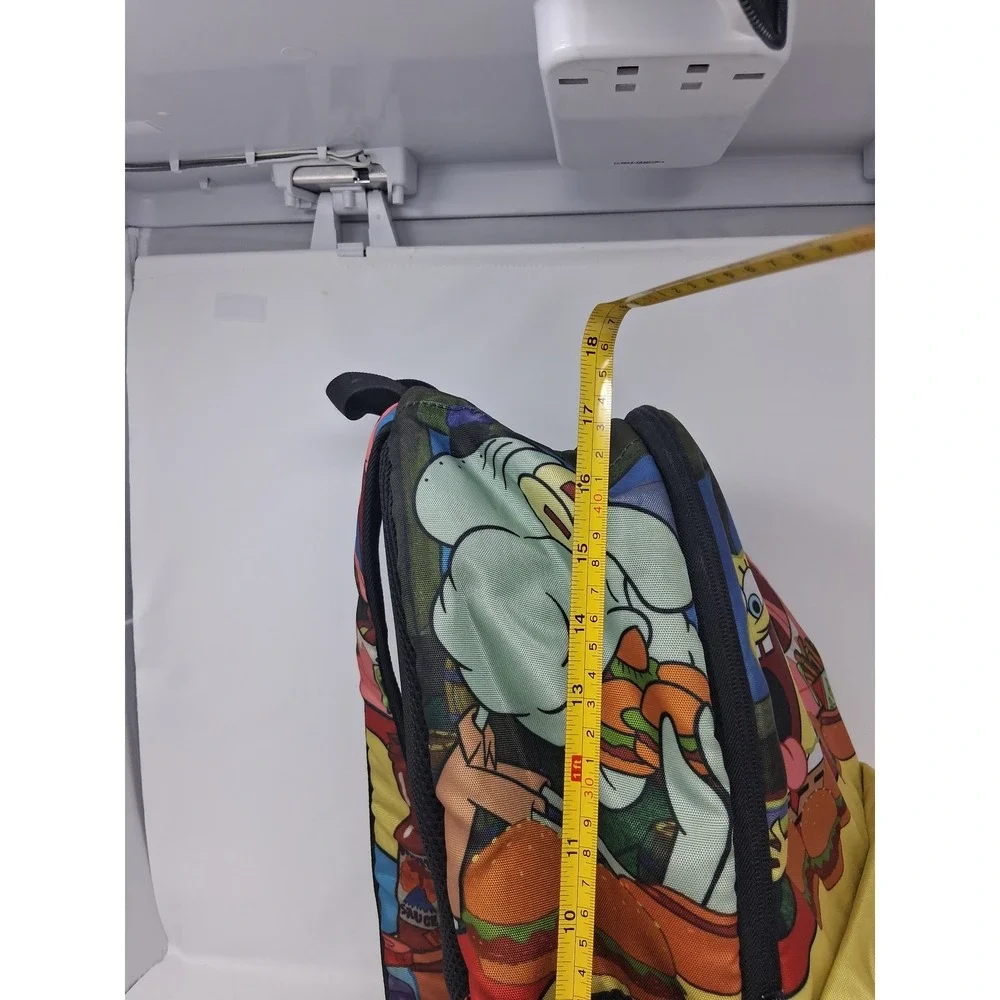 Space Junk SpongeBob SquarePants Backpack All Over Print Krabby Patty Bag design